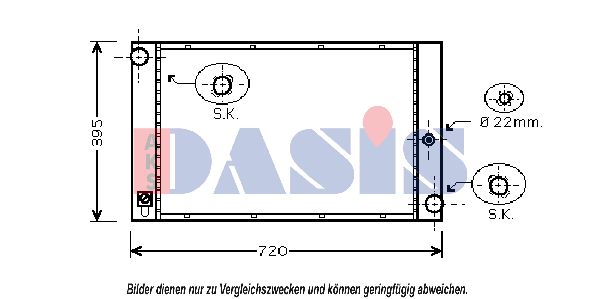AKS DASIS Radiators, Motora dzesēšanas sistēma 050014N